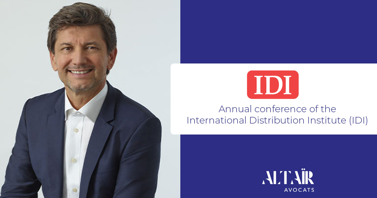 Intervention de Christophe Héry  à la Conférence annuelle de l’International Distribution Institute (IDI)